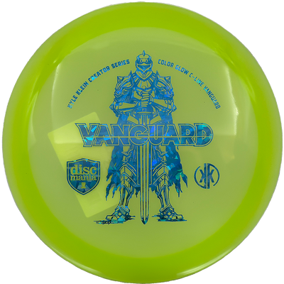 Discmania Vanguard - Kyle Klein Creator Series Discmania Vanguard - Kyle Klein Creator Series - Color Glow C-Line / 175g - Lemon (Blue Shatter) - Skyline Disc Golf