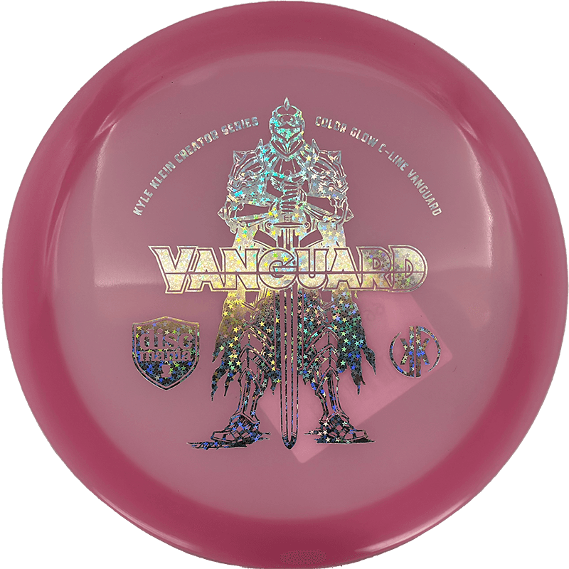 Discmania Vanguard - Kyle Klein Creator Series Discmania Vanguard - Kyle Klein Creator Series - Color Glow C-Line / 175g - Soft Red (Silver Stars) - Skyline Disc Golf