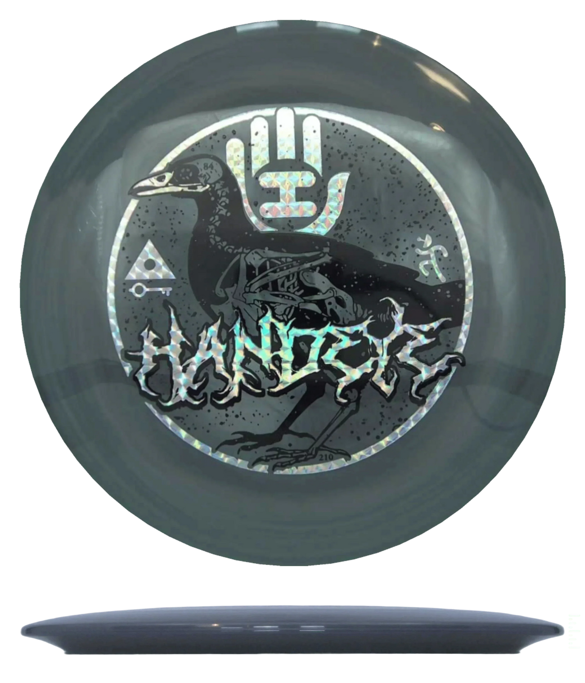 Discmania Vanguard - Special Blend S-Line / 176g - Dark Gray Swirl (Black/Chrome - HSCo Raven) *052* - Skyline Disc Golf