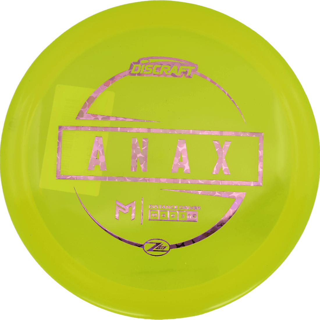 Discraft Anax Discraft Anax - Z Lite / 161g - Yellow (Pink Flowers) - Skyline Disc Golf