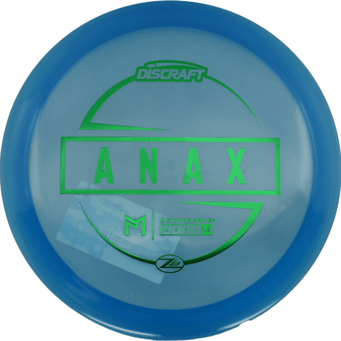 Discraft Anax Discraft Anax - Z Lite / 155-59g - Blue (Green) - Skyline Disc Golf