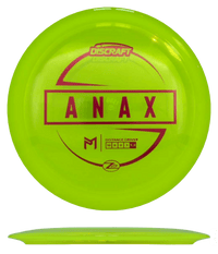 158g - Highlighter Yellow (Red Foil) Z Lite Discraft Anax - Skyline Disc Golf