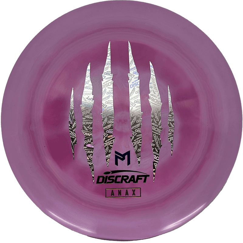 Discraft Anax Discraft Anax - ESP / 173-74g - Pink/Lavender/Mauve Swirl (Silver Discraft - Paul McBeth 6x Claw) - Skyline Disc Golf