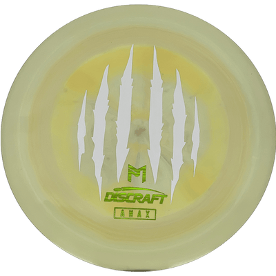 Discraft Anax - Paul McBeth 6x Claw Edition Discraft Anax - Paul McBeth 6x Claw Edition - ESP / 173-74g - Yellow/Sand Swirl (White) - Skyline Disc Golf