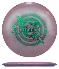 Discraft Archer - Big Z Swirl - 2026 Ledgestone (Season One) / 174g - Pink Swirl (Green Foil) - Skyline Disc Golf
