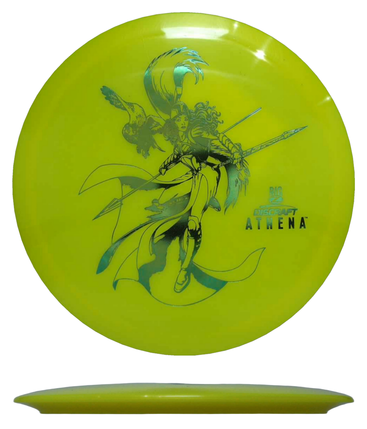 Discraft Athena - Big Z / 167-69g - Yellow (Chameleon Chrome) - Skyline Disc Golf