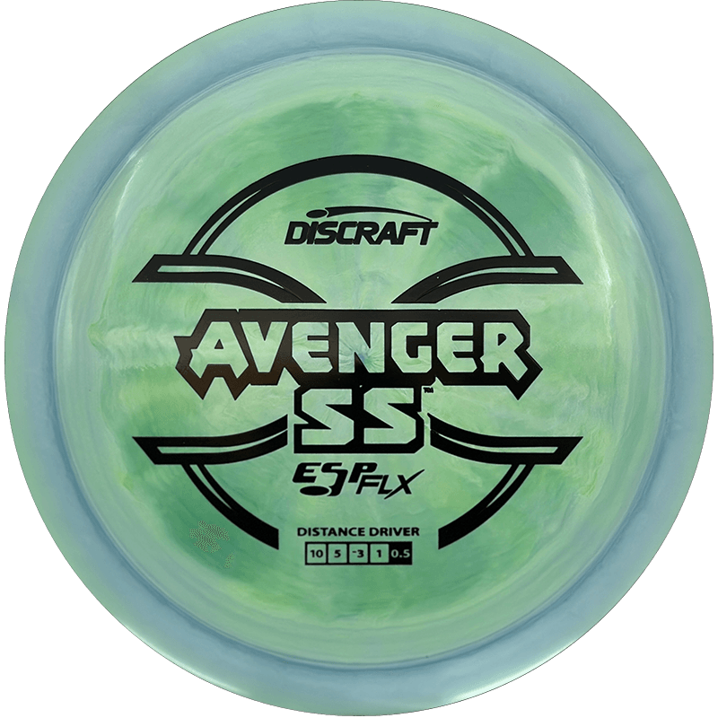 Discraft Avenger SS Discraft Avenger SS - ESP FLX / 170-72g - Soft Green/Light Blue Swirl (Black) - Skyline Disc Golf