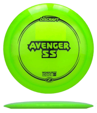 167 - 69g - Lime (Black) Z Line Discraft Avenger SS - Skyline Disc Golf