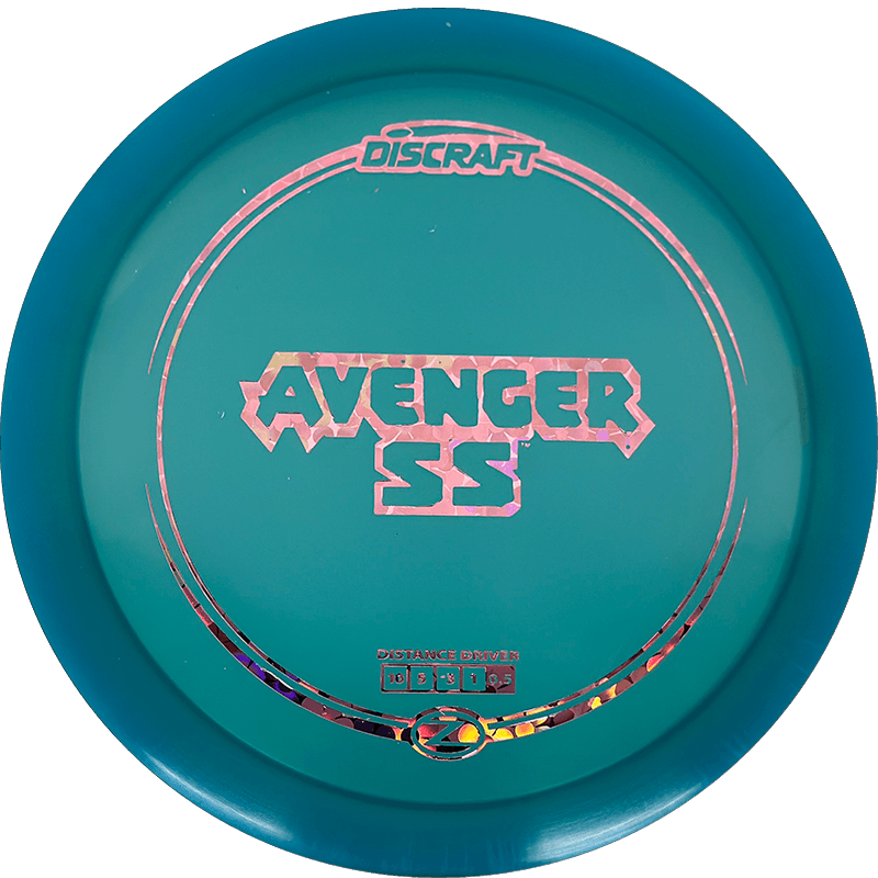 Discraft Avenger SS Discraft Avenger SS - Z Line / 170-72g - Blue (Pink Flowers) - Skyline Disc Golf