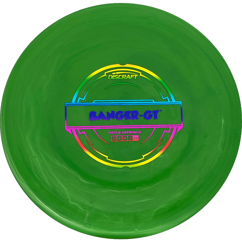 Discraft Banger GT Discraft Banger GT - Putter Line / 173-74g - Green (Rainbow Foil) - Skyline Disc Golf