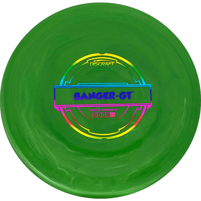 Discraft Banger GT Discraft Banger GT - Putter Line / 173-74g - Green (Rainbow Foil) - Skyline Disc Golf