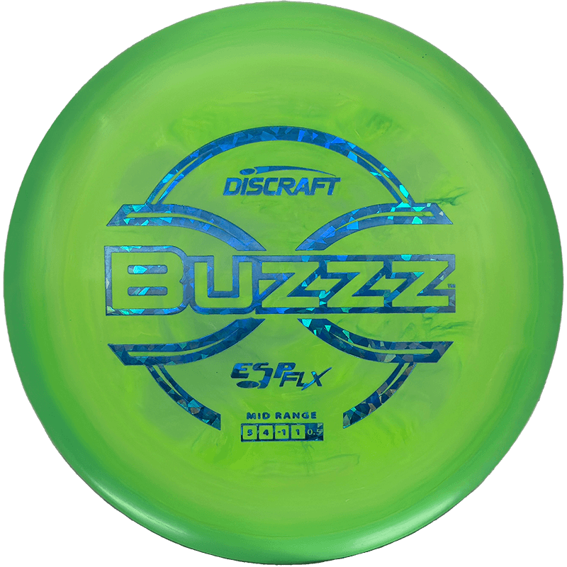 Discraft Buzzz Discraft Buzzz - ESP FLX / 175-76g - Lime Swirl (Blue Shatter) - Skyline Disc Golf