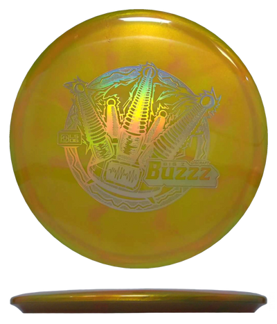 Discraft Buzzz - Big Z Swirl - 2026 Ledgestone Wave 2 / 177+ - Honey (Chrome) - Skyline Disc Golf
