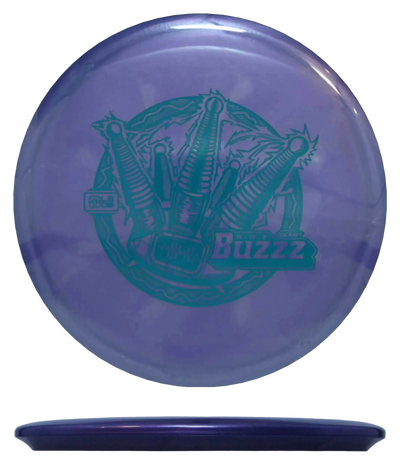 Discraft Buzzz - Big Z Swirl - 2026 Ledgestone Wave 2 / 173-74g - Purple (Blue Green) - Skyline Disc Golf
