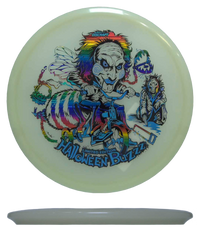 Discraft Buzzz - Mega Glow / 170-72g - Glow (Rainbow Foil/Blue Chrome - 2026 Halloween Edition) - Skyline Disc Golf