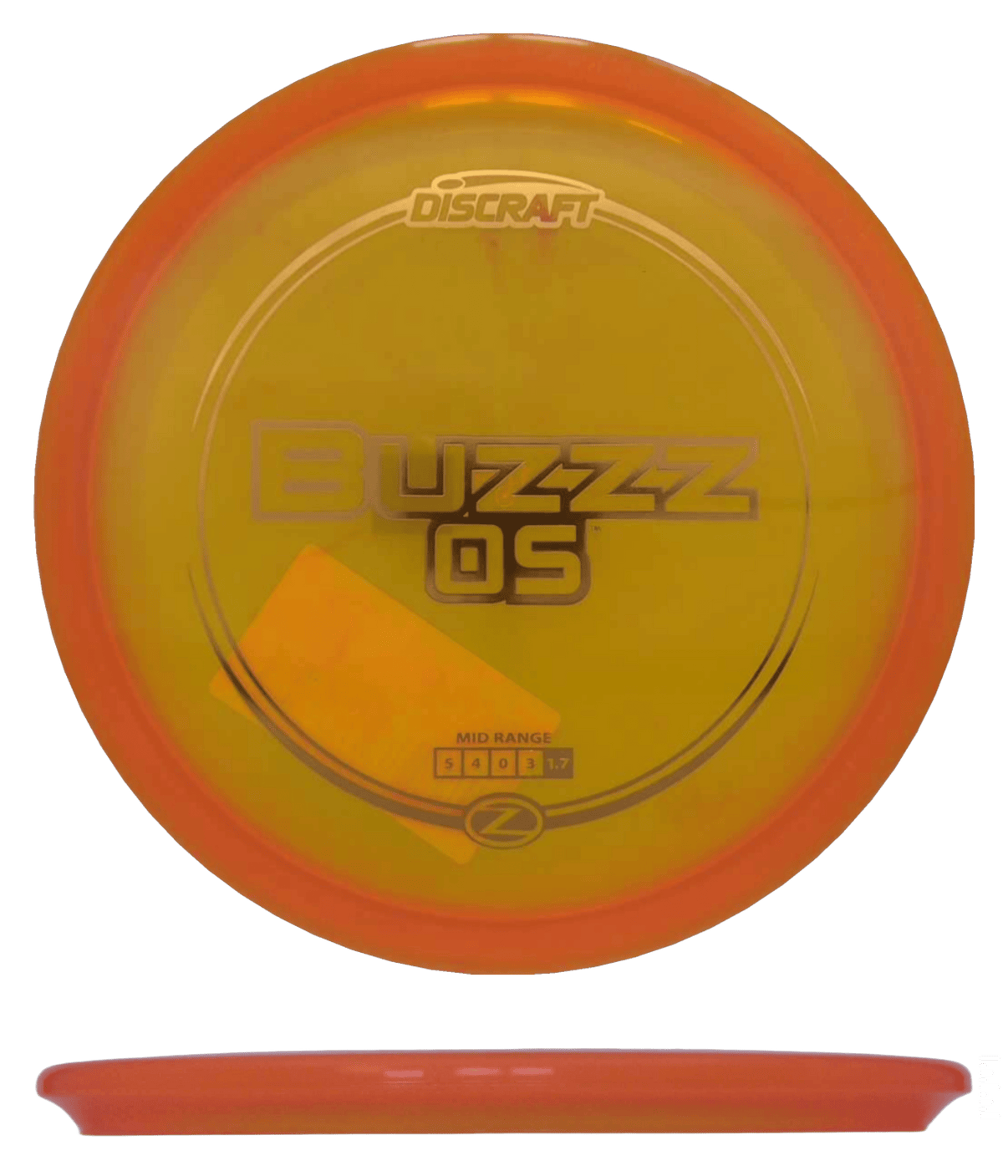 174g - Orange (Orange Foil) Z Line Discraft Buzzz OS - Skyline Disc Golf