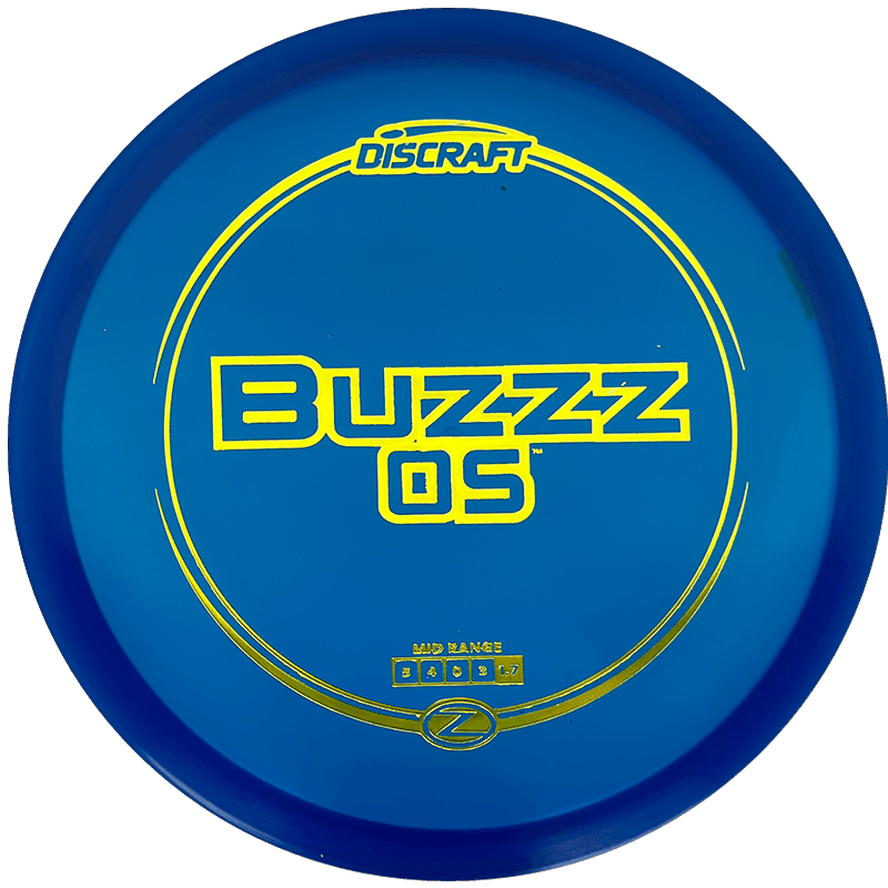 Discraft Buzzz OS - Z Line / 177+ - Blue (Yellow Foil)
