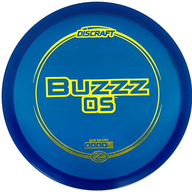 Discraft Buzzz OS Discraft Buzzz OS - Z Line / 177+ - Blue (Yellow Foil) - Skyline Disc Golf