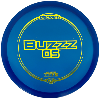 Discraft Buzzz OS Discraft Buzzz OS - Z Line / 177+ - Blue (Yellow Foil) - Skyline Disc Golf