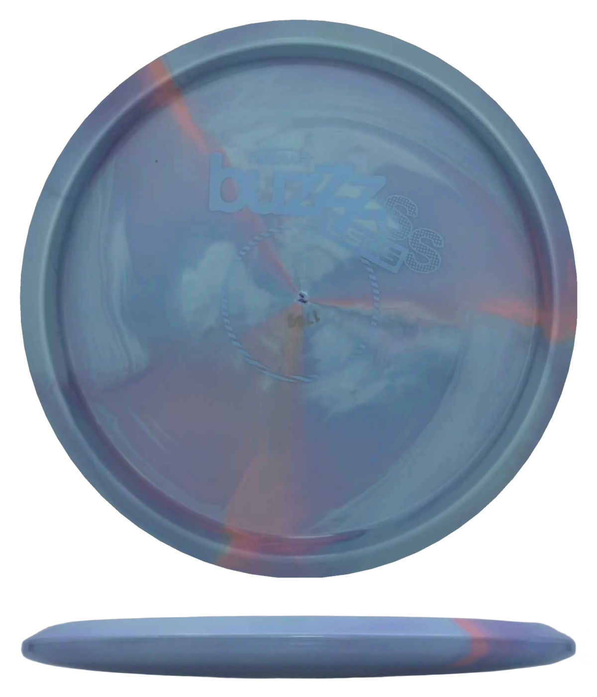Discraft Buzzz SS - ESP Swirl - 2026 Ledgestone (Season One) / 178g - Lavender/Pink/Sky Blue Shimmer Swirl (Sky Blue) - Skyline Disc Golf