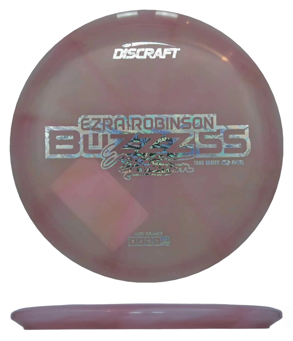 Discraft Buzzz SS - Z Swirl - Ezra Robinson Tour Series / 177+ - Pink Burst (Chrome Discrafts) - Skyline Disc Golf
