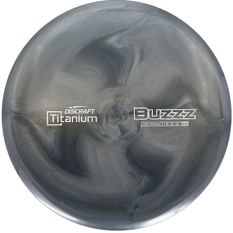 Discraft Buzzz Discraft Buzzz - Titanium / 177+ - Gunmetal Swirl (Chrome) - Skyline Disc Golf