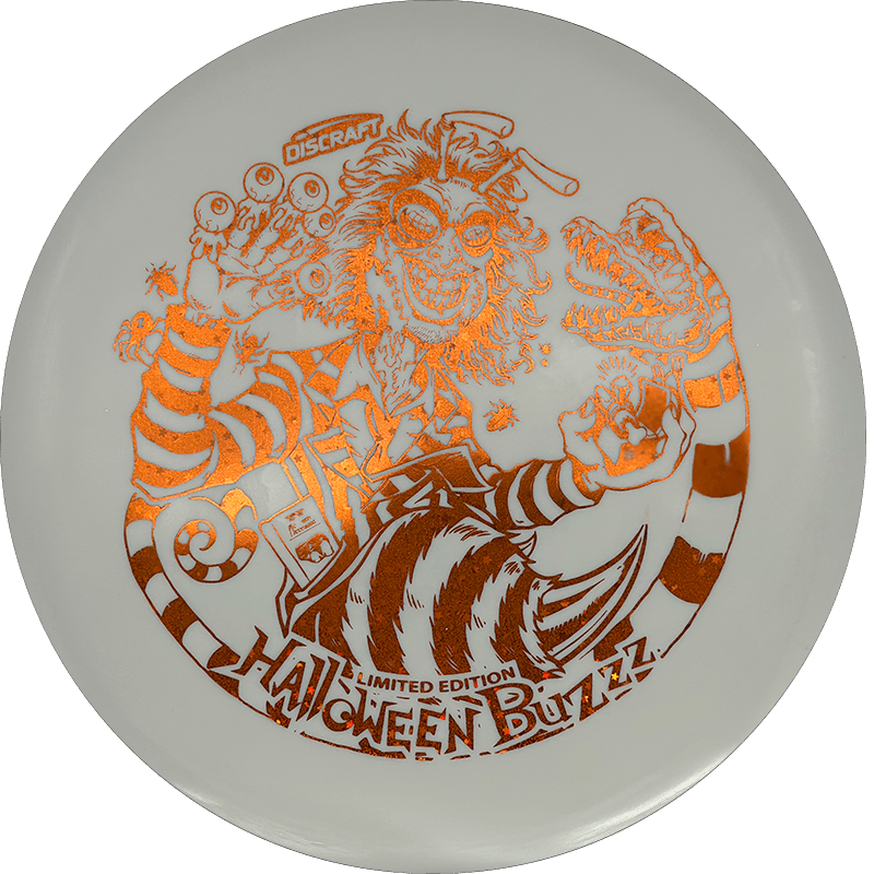 Discraft Buzzz Discraft Buzzz - Glo - Single Foil Halloween Edition / 178g - Glow (Orange Glitter) - Skyline Disc Golf