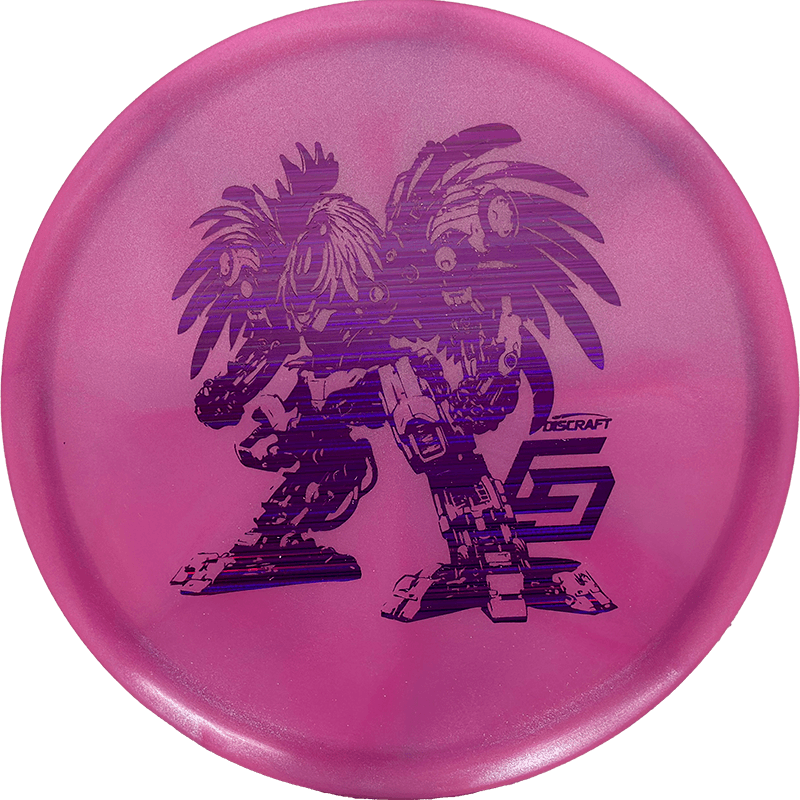 Discraft Buzzz Discraft Buzzz - Z Swirl / 177+ - Pink (Scratched Purple Foil) - Skyline Disc Golf