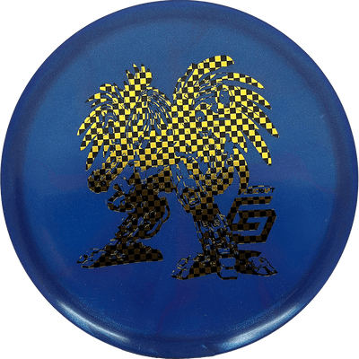 Discraft Buzzz Discraft Buzzz - Z Swirl / 177+ - Royal Blue (Black/Gold Checkerboard) - Skyline Disc Golf