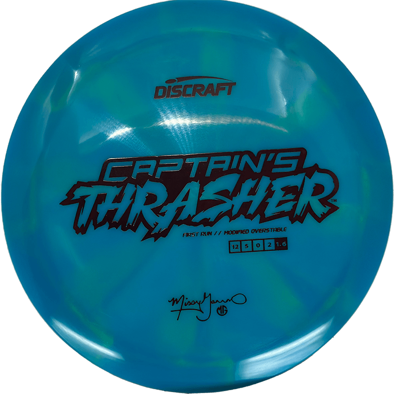 Discraft Captain's Thrasher Discraft Captain's Thrasher - Special Blend ESP - First Run / 170-72g - Blue Green Burst (Black) - Skyline Disc Golf