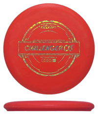 171g - Orange (Gold Shatter) Putter Line Discraft Challenger OS - Skyline Disc Golf