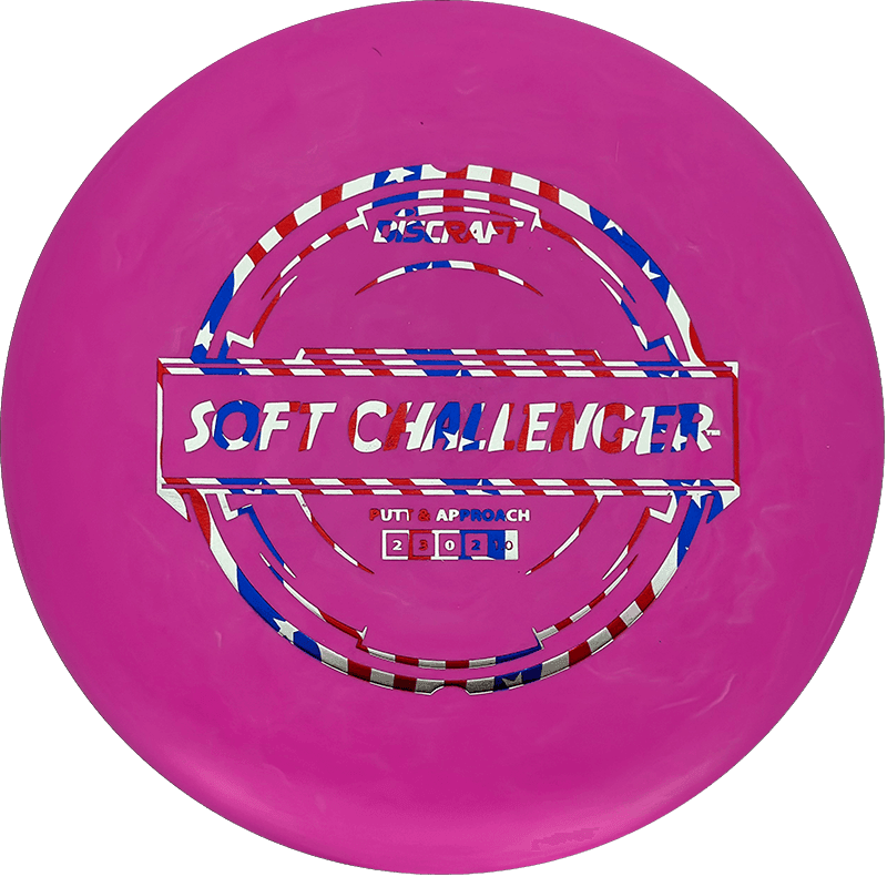 Discraft Challenger - Putter Line Soft / 170-72g - Pink (Flag Foil)
