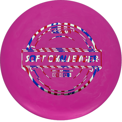 Discraft Challenger Discraft Challenger - Putter Line Soft / 170-72g - Pink (Flag Foil) - Skyline Disc Golf