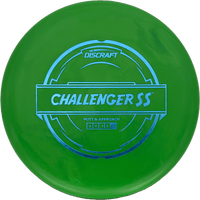 170 - 72g - Green (Blue Shatter) Putter Line Discraft Challenger SS - Skyline Disc Golf