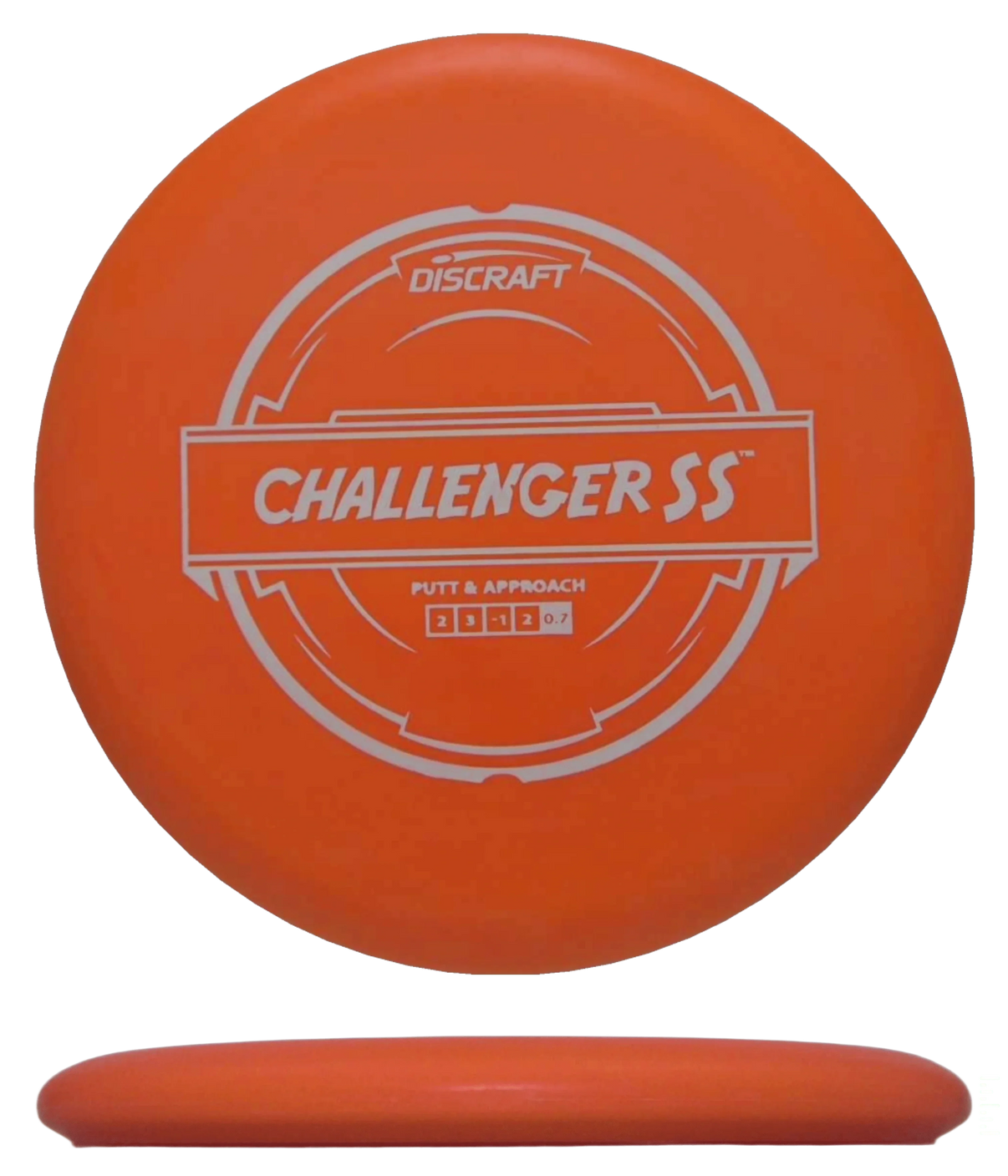 Discraft Challenger SS - Putter Line / 173-74g - Orange (White) - Skyline Disc Golf