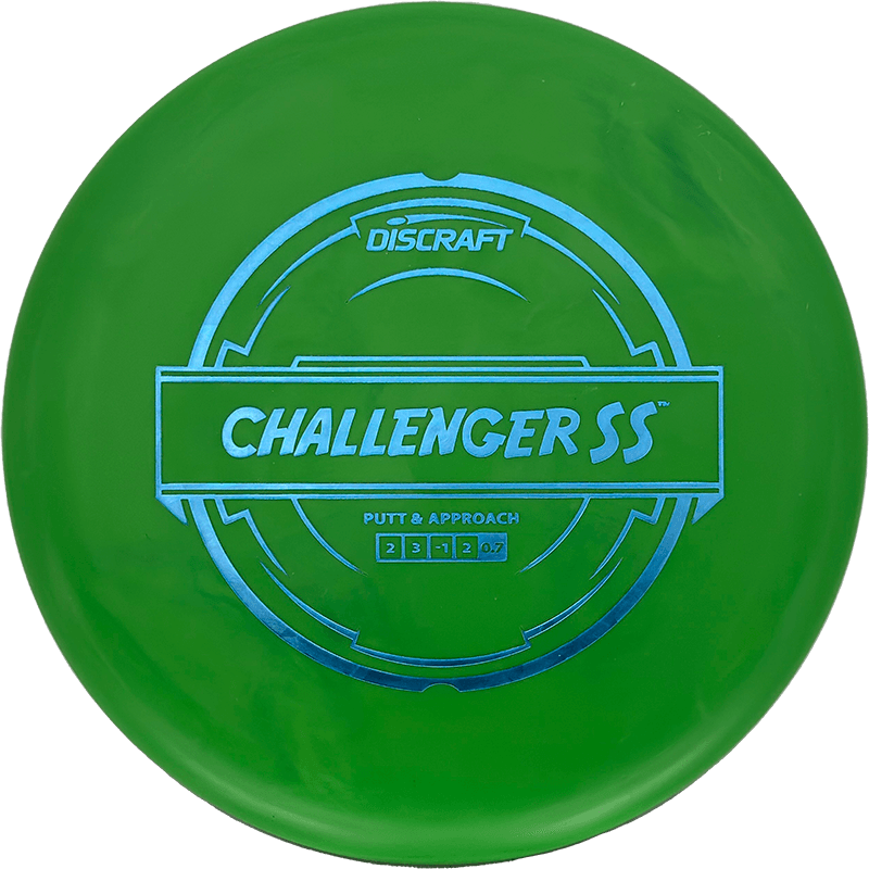 Discraft Challenger SS Discraft Challenger SS - Putter Line / 170-72g - Green (Blue Shatter) - Skyline Disc Golf