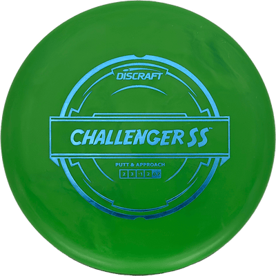 Discraft Challenger SS Discraft Challenger SS - Putter Line / 170-72g - Green (Blue Shatter) - Skyline Disc Golf