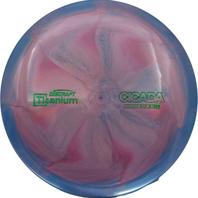 Discraft Cicada Discraft Cicada - Titanium / 175-76g - Rose/Blue Swirl (Green Foil) - Skyline Disc Golf