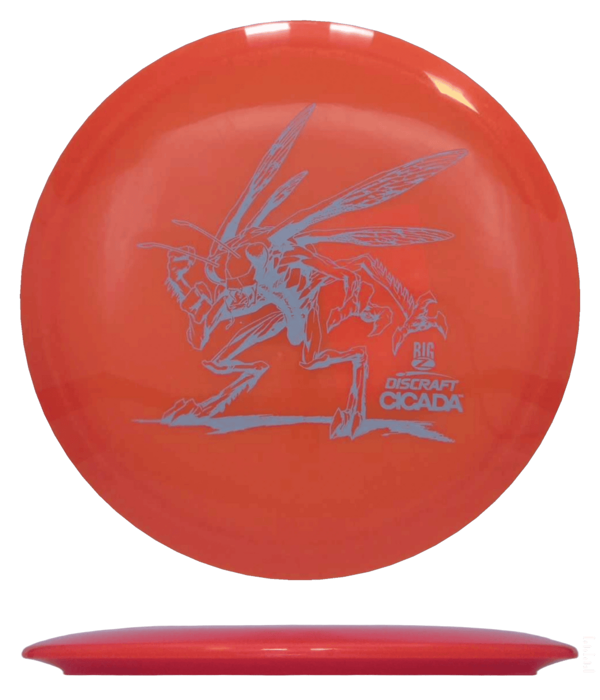 173 - 74g - Orange (Sky Blue) Big Z Discraft Cicada - Skyline Disc Golf