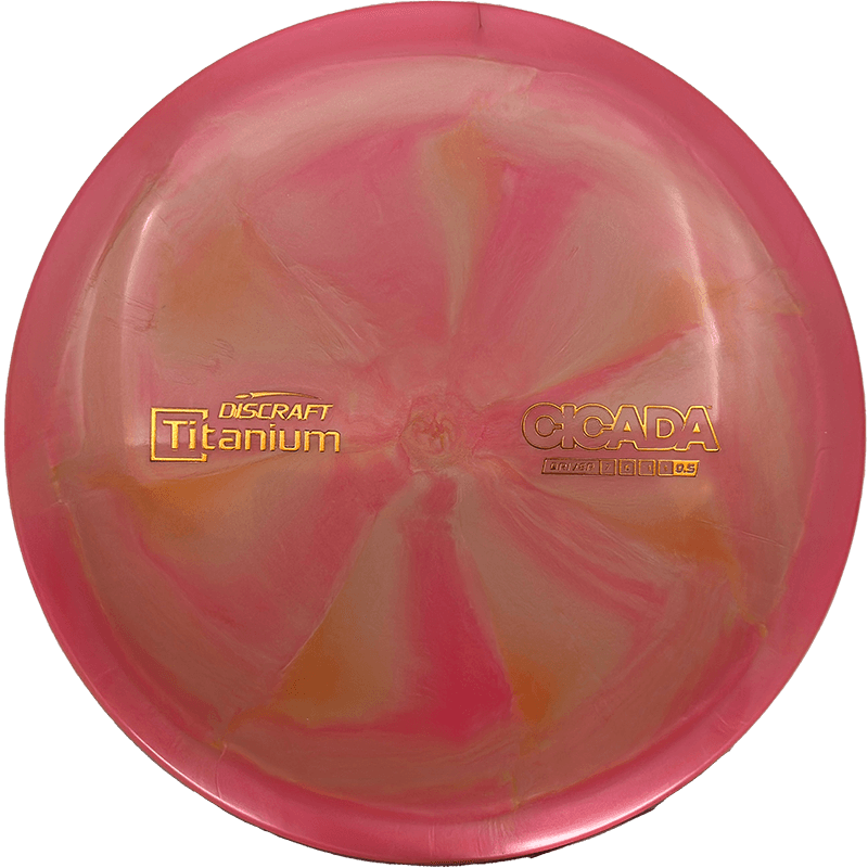 Discraft Cicada Discraft Cicada - Titanium / 173-74g - Rose Swirl (Orange Foil) - Skyline Disc Golf