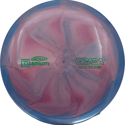 Discraft Cicada Discraft Cicada - Titanium / 175-76g - Rose/Blue Swirl (Green Foil) - Skyline Disc Golf