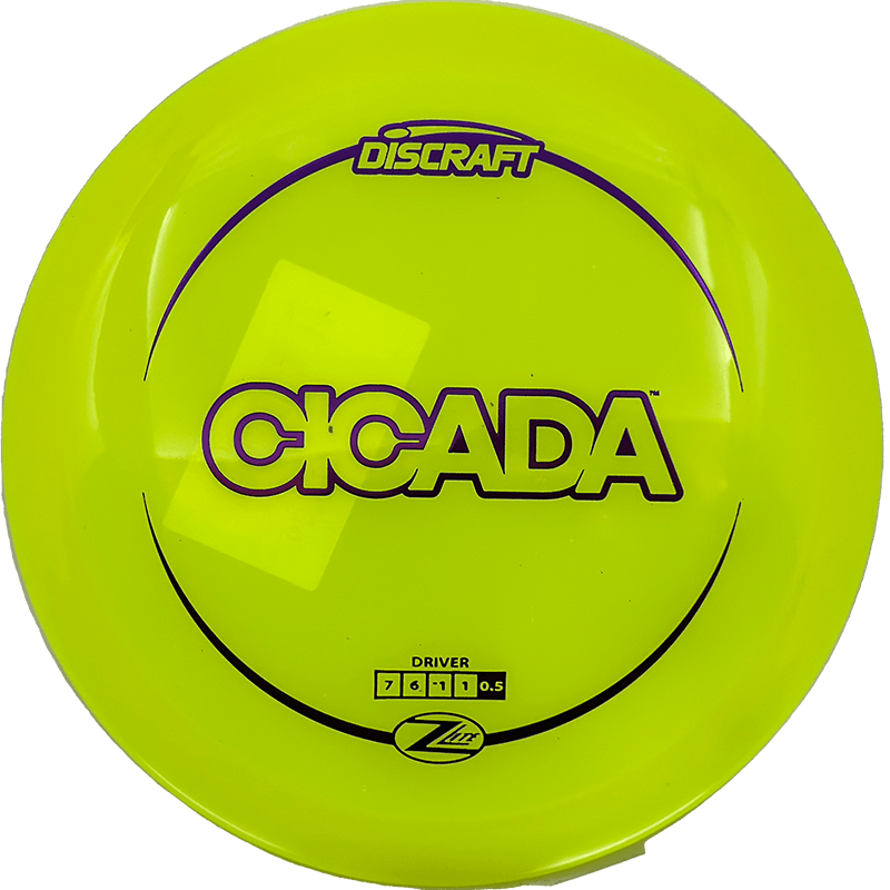 Discraft Cicada Discraft Cicada - Z Lite / 160g - Yellow (Purple) - Skyline Disc Golf