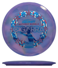 Discraft Cigarra - Z Swirl - Anthony Barela USDGC Champion Edition / 171g - Blue Lavender Swirl (Blue/Flag/Red Foil) - Skyline Disc Golf