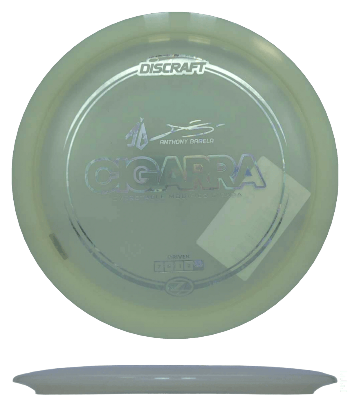 167 - 69g - White (Moneystamp) Z Line Discraft Cigarra - Skyline Disc Golf