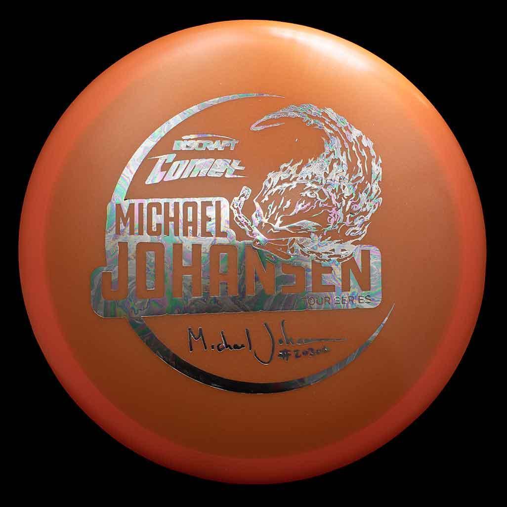 177+ - Red Orange (Oil Slick) Metallic Z Discraft Comet - Michael Johansen Tour Series - Skyline Disc Golf