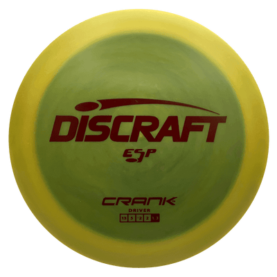 Discraft Crank Discraft Crank - ESP / 173-74g - Mustard Yellow Swirl (Dark Red) - Skyline Disc Golf