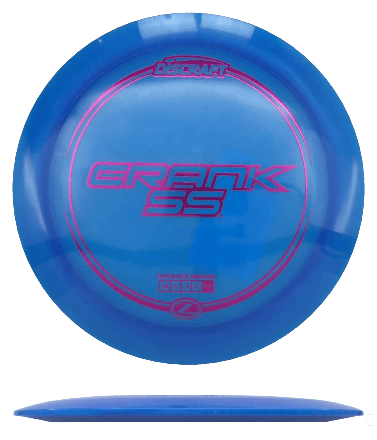 173 - 74g - Blue (Magenta Foil) Z Line Discraft Crank SS - Skyline Disc Golf