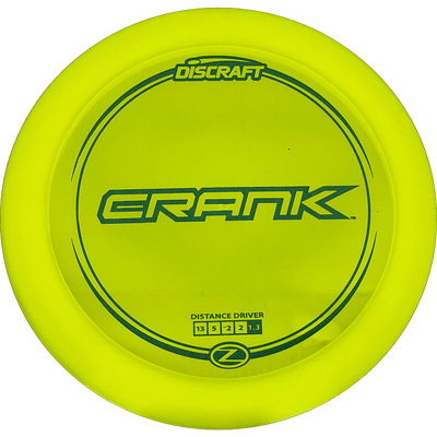 Discraft Crank Discraft Crank - Z Line / 170-72g - Yellow (Forest Green) - Skyline Disc Golf