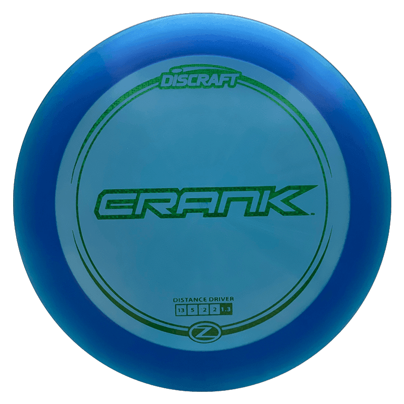 Discraft Crank Discraft Crank - Z Line / 173-74g - Blue (Green Disco) - Skyline Disc Golf