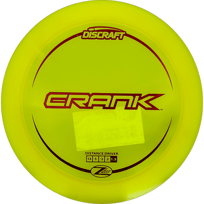 Discraft Crank Discraft Crank - Z Lite / 158g - Yellow (Red) - Skyline Disc Golf